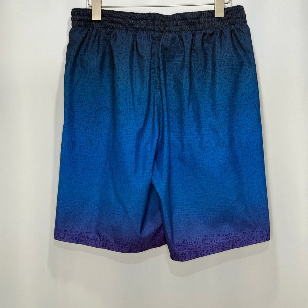 Nike Swim Men's Jdi Fade Volley Swim Shorts Psychic Purple Size Large
